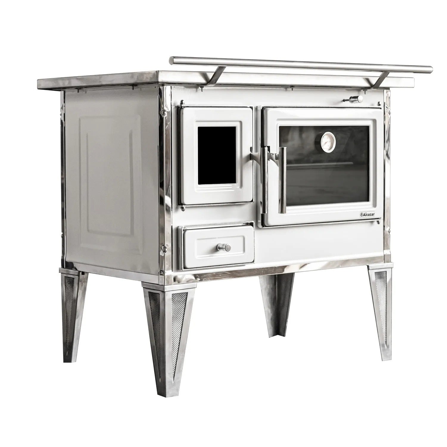 Cocina A Leña Calbuco L 70 Alcazar2#Blanco