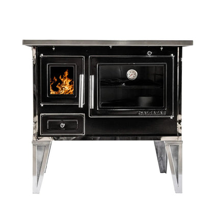 Cocina A Leña Calbuco L 70 Alcazar6#Negro