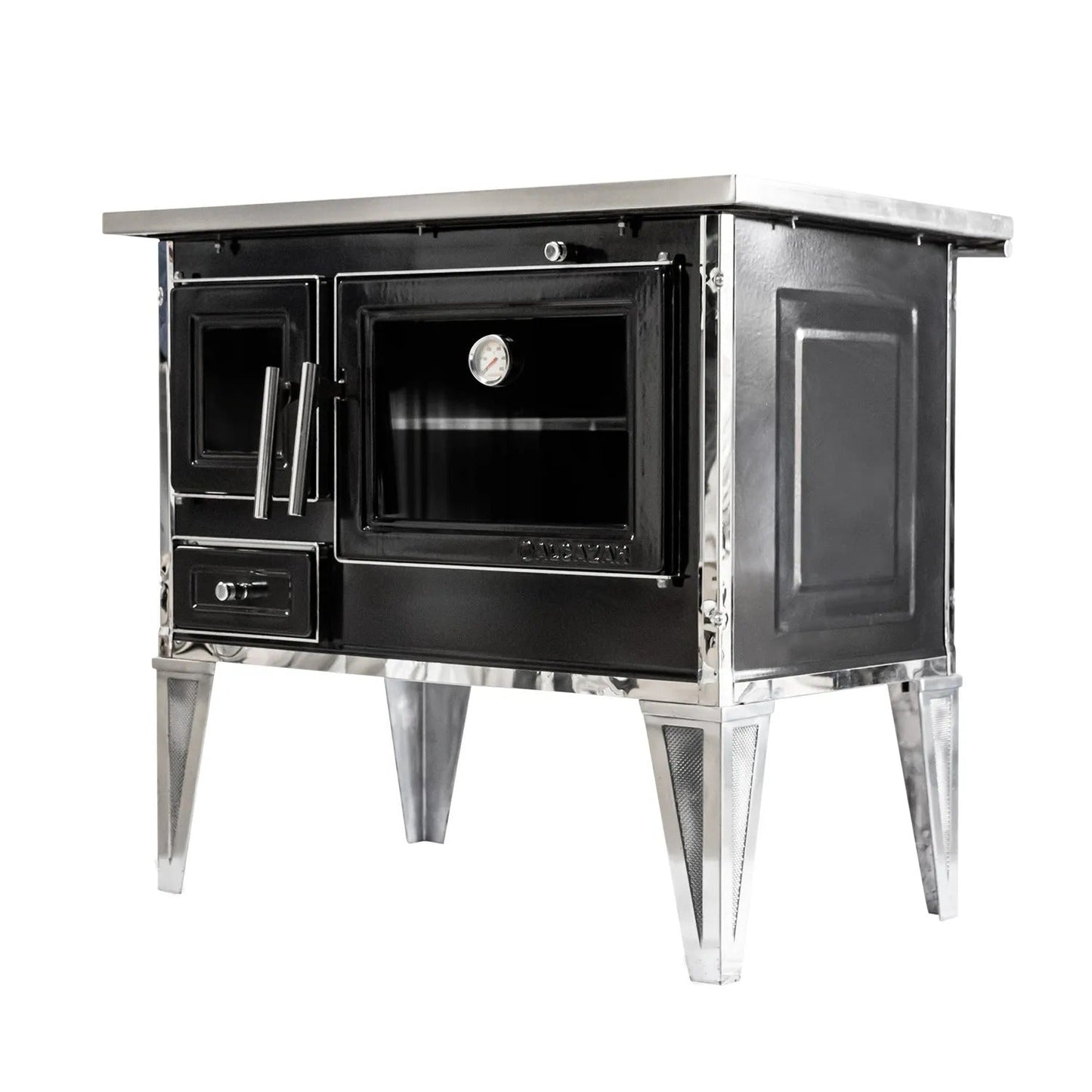 Cocina A Leña Calbuco L 70 Alcazar7#Negro