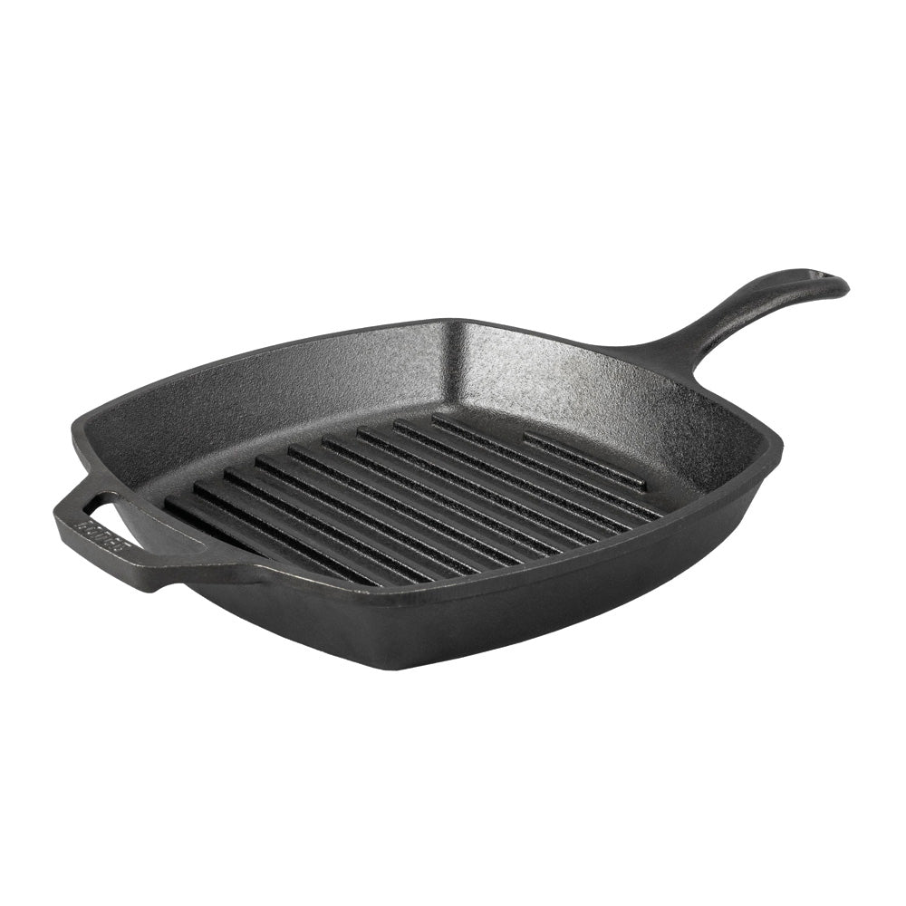 Sartén De Hierro Fundido Cuadrado 27 Cm Lodge Cast Iron2#Negro