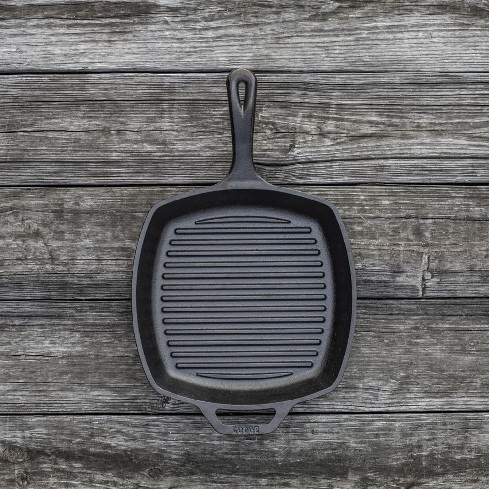Sartén De Hierro Fundido Cuadrado 27 Cm Lodge Cast Iron1#Negro