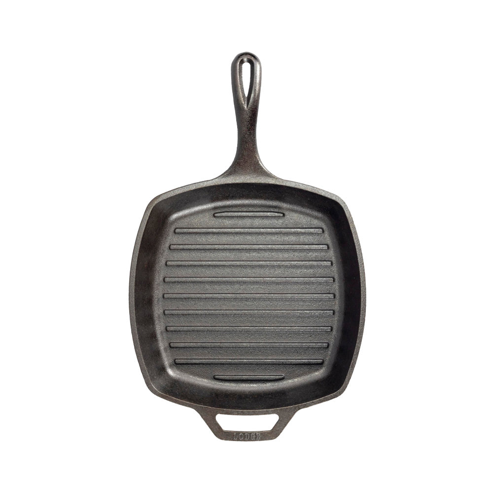 Sartén De Hierro Fundido Cuadrado 27 Cm Lodge Cast Iron3#Negro