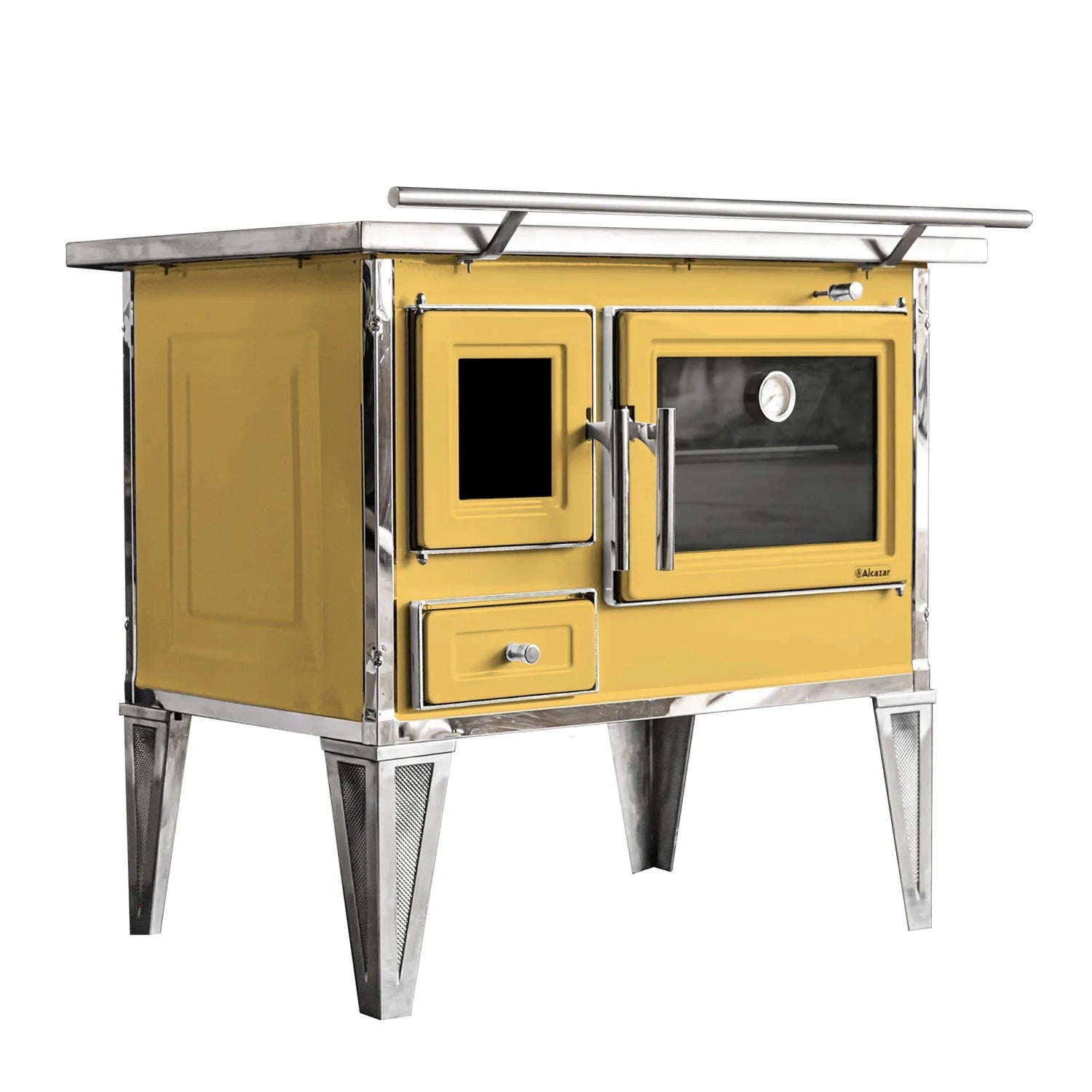 Cocina A Leña Calbuco L90 Alcazar5#Amarillo