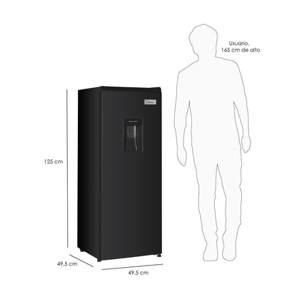 Refrigerador Monopuerta Frio Directo Lrm-178dfnw 167 Lts5#Negro