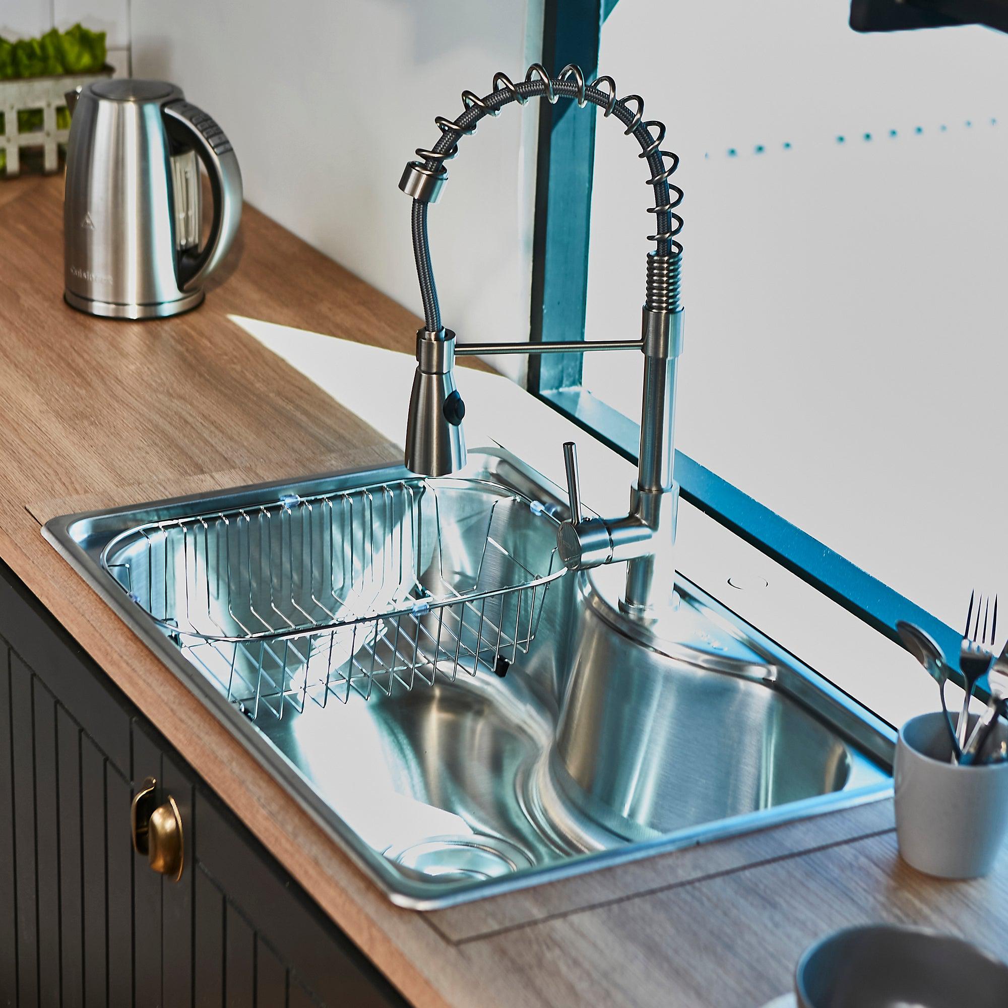 Lavaplatos Sobre Cubierta Acero Inox Acqua 1C FDV-Kitchen Center