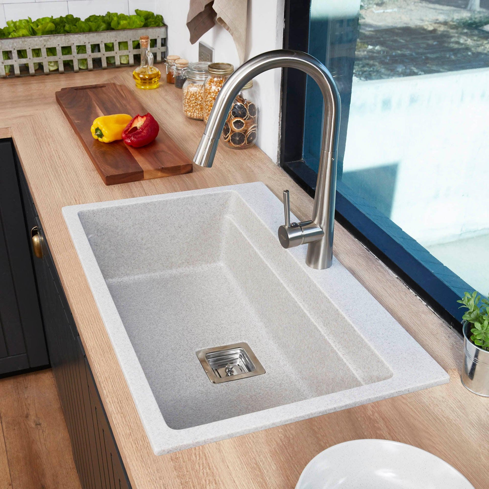 Lavaplatos Granito Turquía-Kitchen Center