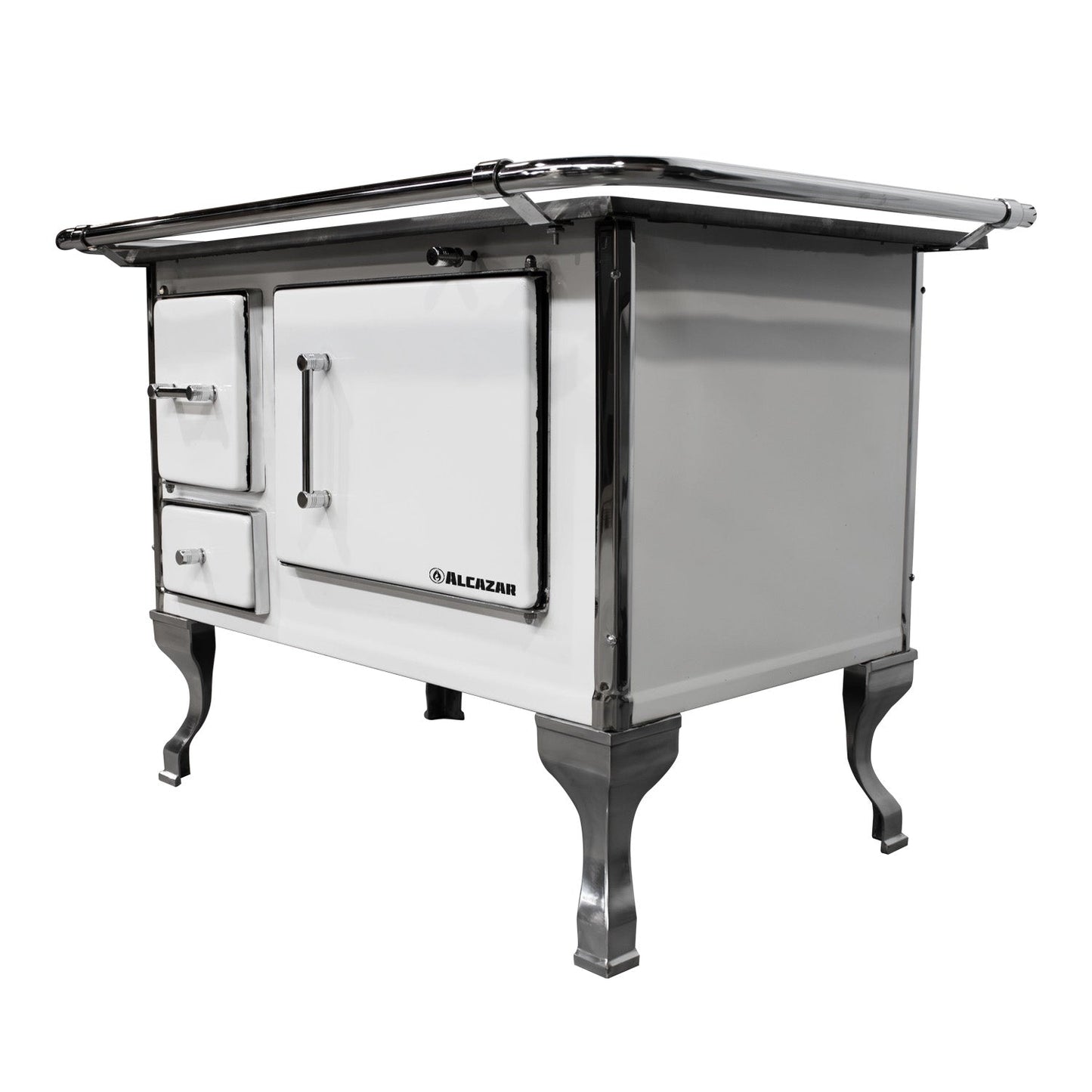 Cocina A Leña Llaima 80 Alcazar3#Blanco