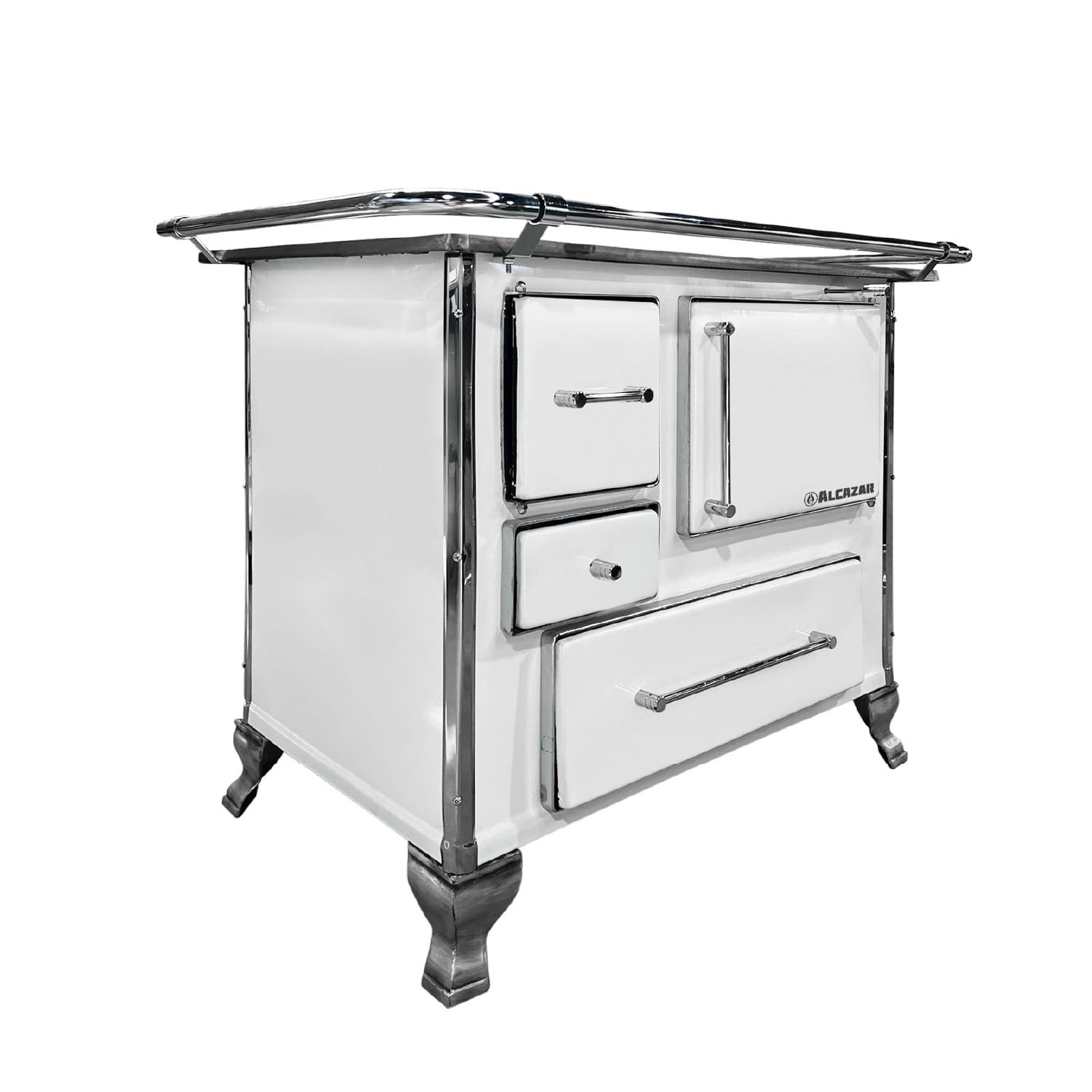 Cocina A Leña Llaima Mueble 90 Alcazar2#Blanco