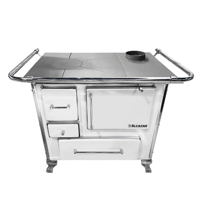 Cocina A Leña Llaima Mueble 90 Alcazar3#Blanco