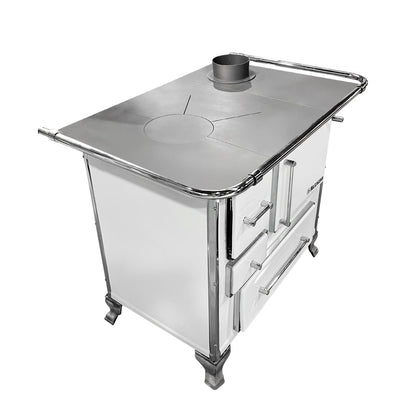 Cocina A Leña Llaima Mueble 80 Alcazar4#Blanco