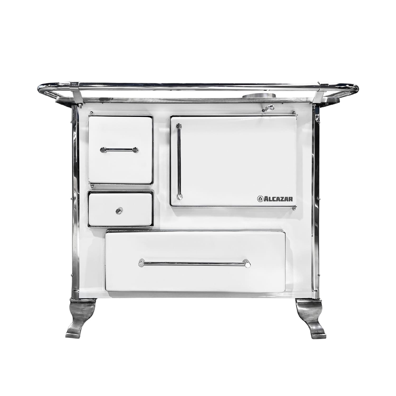 Cocina A Leña Llaima Mueble 80 Alcazar1#Blanco