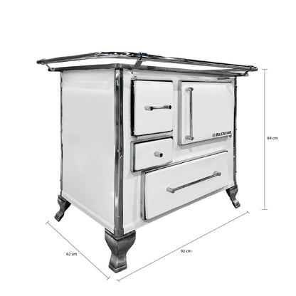 Cocina A Leña Llaima Mueble 90 Alcazar5#Blanco