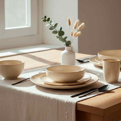 Juego Loza Cerámica 30 pcs Siena 6 personas Simplit2#Beige
