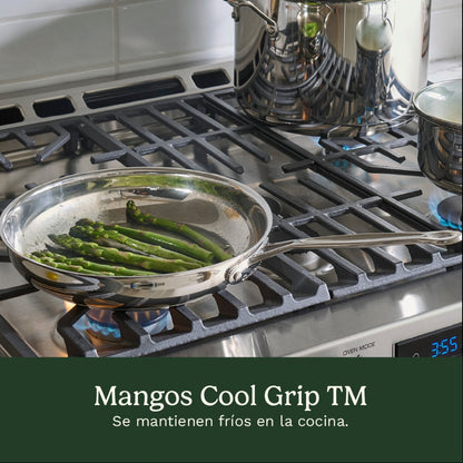 Batería De Cocina 11 Pzs Chef´s Classic Cuisinart11#Plateado