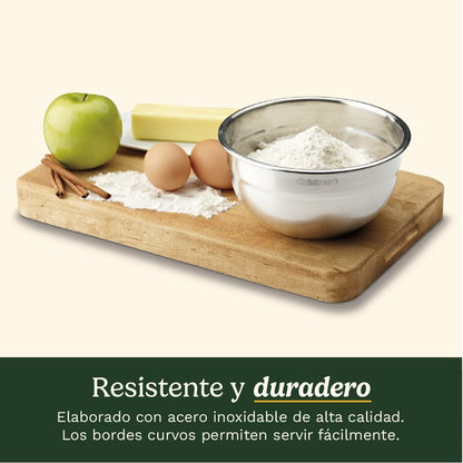 Set 3 Tazones Acero Inoxidable Con Tapa CTG-00-SMB Cuisinart5#Plateado