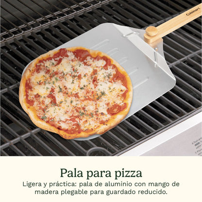 Set De Utensilios Para Pizzas A La Parrilla CPS-515  3 Pzs Cuisinart7#Plateado