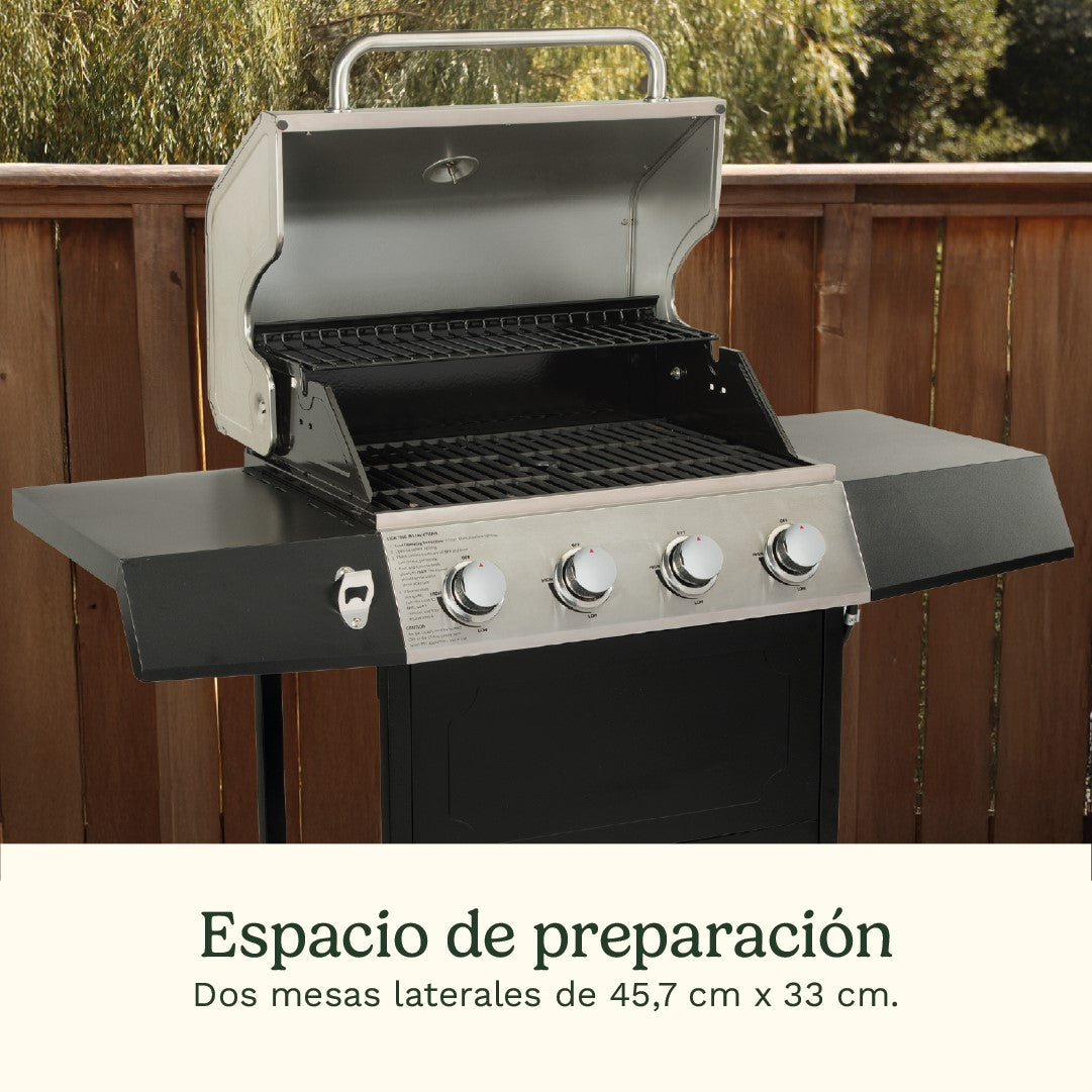 Parrilla A Gas 4 Quemadores CGG-7400 Cuisinart9#Sin color