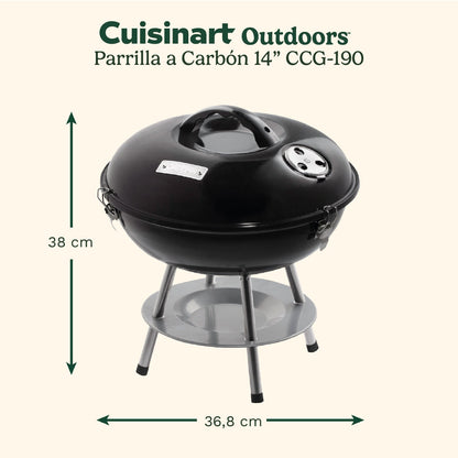 Parrilla A Carbón 14 pulgadas CCG-190 Cuisinart7#Sin color