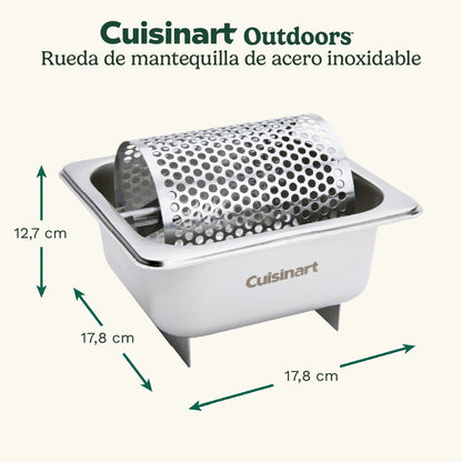 Rueda De Mantequilla De Acero Inoxidable CBW-201 Cuisinart5#Plateado