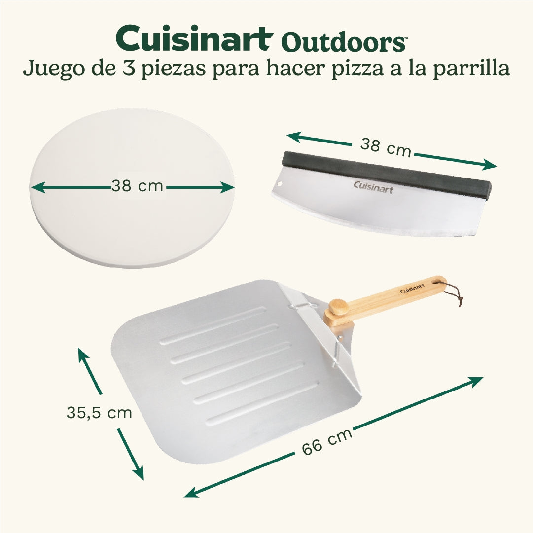 Set De Utensilios Para Pizzas A La Parrilla CPS-515  3 Pzs Cuisinart8#Plateado