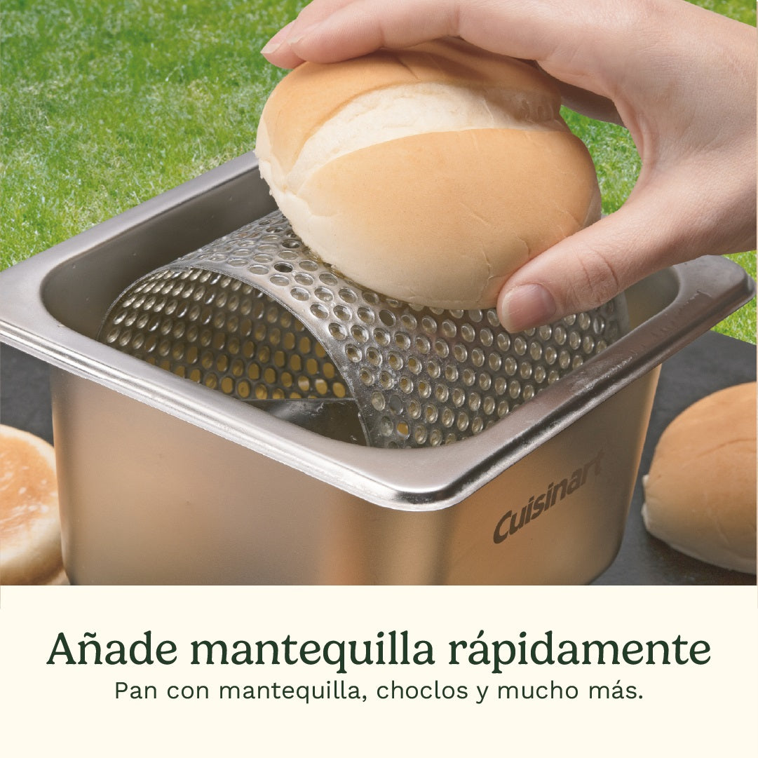 Rueda De Mantequilla De Acero Inoxidable CBW-201 Cuisinart3#Plateado