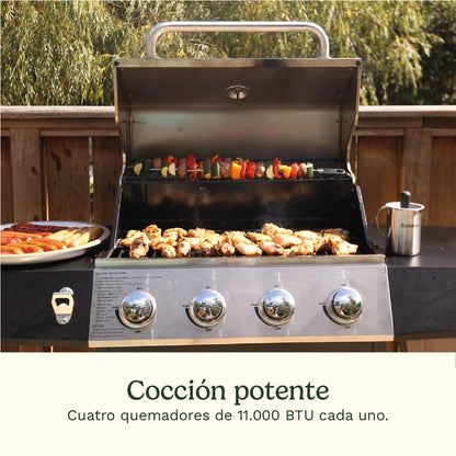 Parrilla A Gas 4 Quemadores CGG-7400 Cuisinart10#Sin color