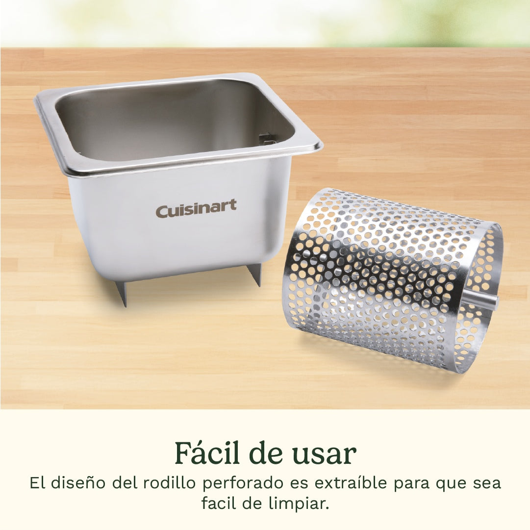 Rueda De Mantequilla De Acero Inoxidable CBW-201 Cuisinart4#Plateado