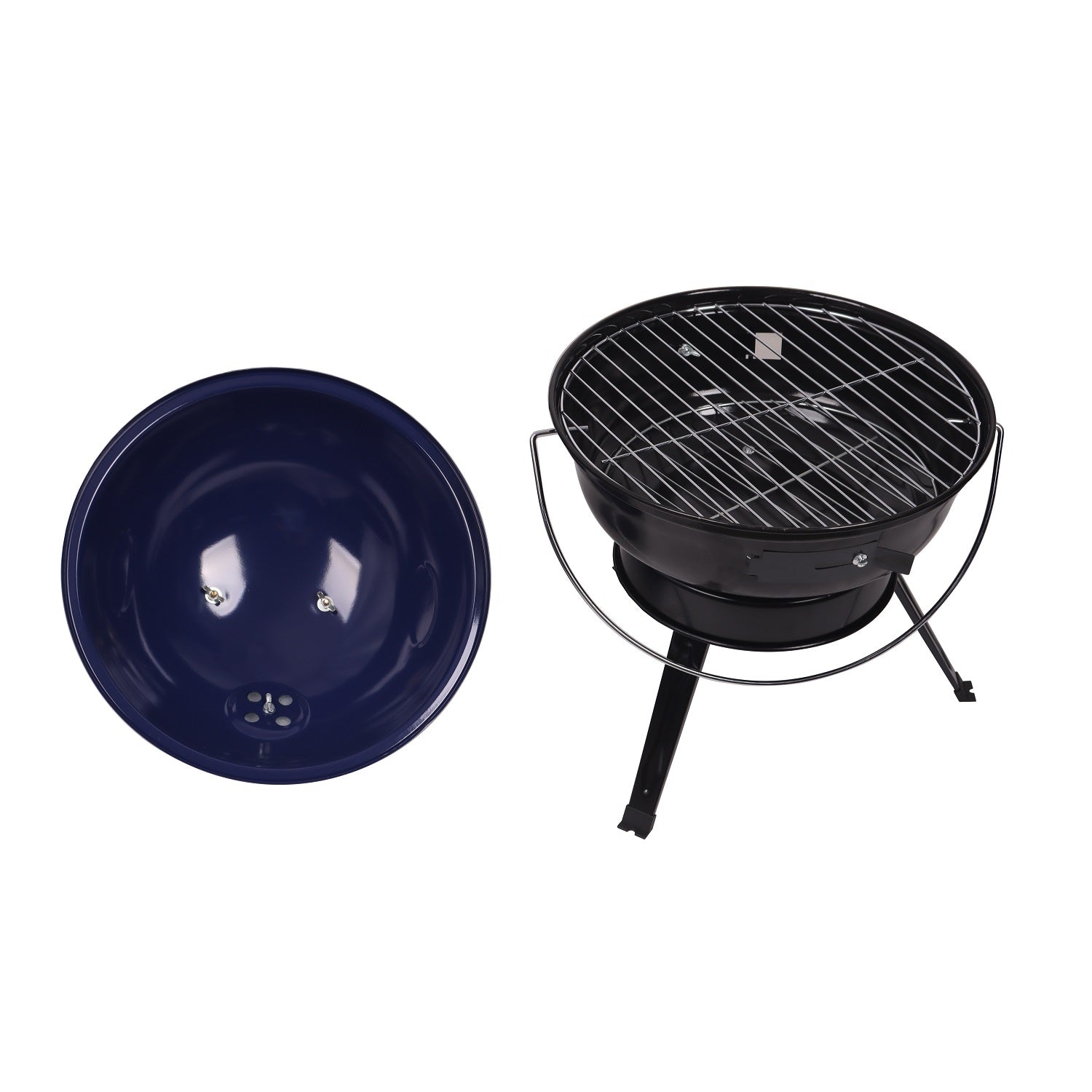 Parrilla Eggy Azul Carbon Grill4#Azul