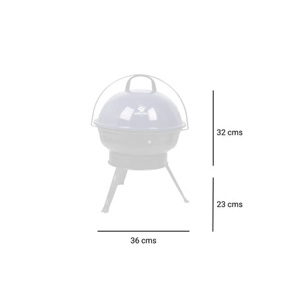 Parrilla Eggy Negra Carbón Grill6#Negro