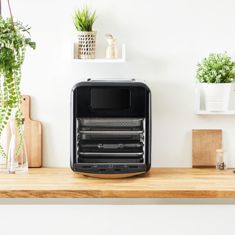 Horno Freidora De Aire Easy Fry 11Lts 9 En 1 Moulinex3#Negro