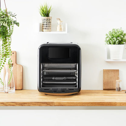 Horno Freidora De Aire Easy Fry 11Lts 9 En 1 Moulinex3#Negro