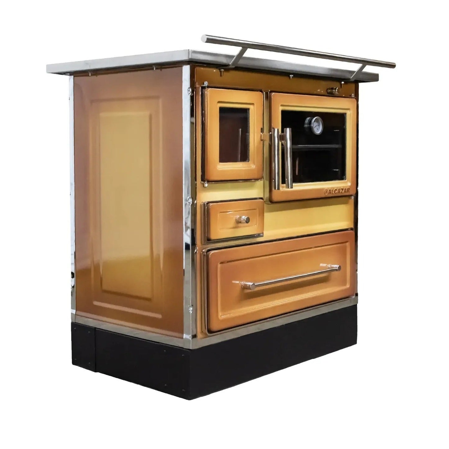 Cocina A Leña Calbuco MZ 90 Alcazar4#Cobre