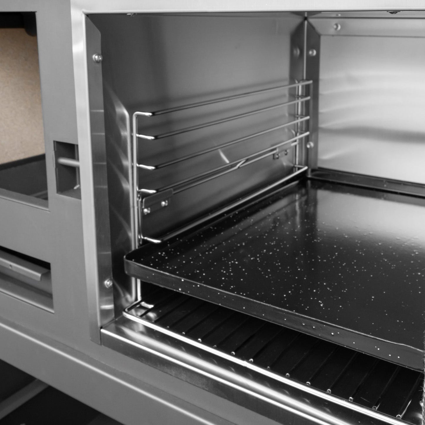 Cocina A Leña Europea M90 Alcazar11#Gris