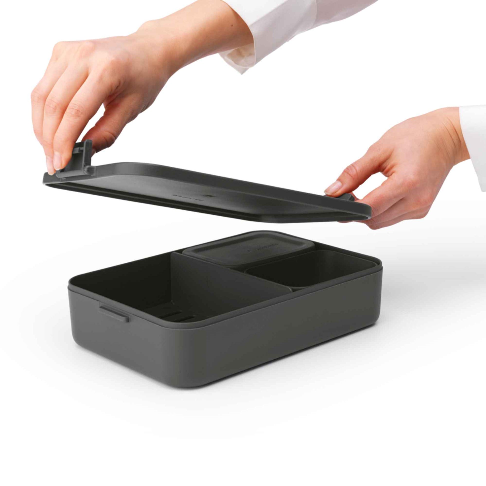 Contenedor Para Almuerzo Make & Take Bento Grande Brabantia12#Negro