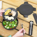 Bowl Plástico Para Ensalada Make & Take 1.3 Lts Brabantia6#Negro