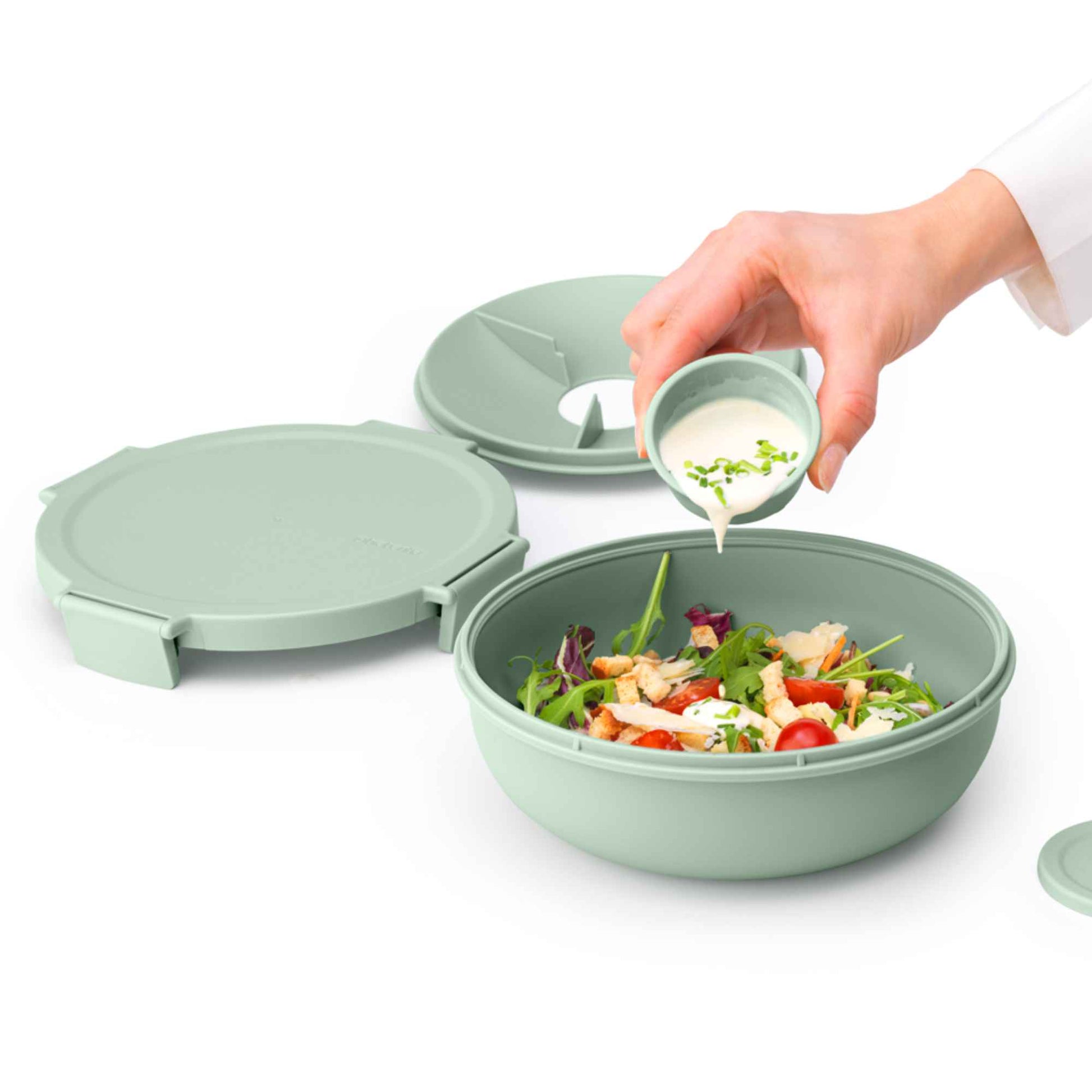 Bowl Plástico Para Ensalada Make & Take 1.3 Lts Brabantia2#Verde