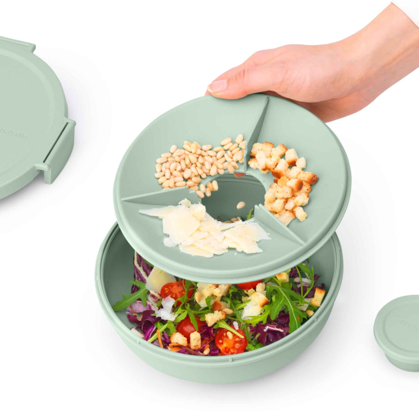 Bowl Plástico Para Ensalada Make & Take 1.3 Lts Brabantia3#Verde