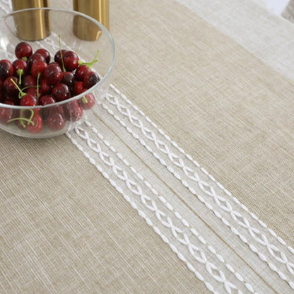 Mantel Rectangular Bordado Perla 140x220 Cms Bohemik6#Multicolor