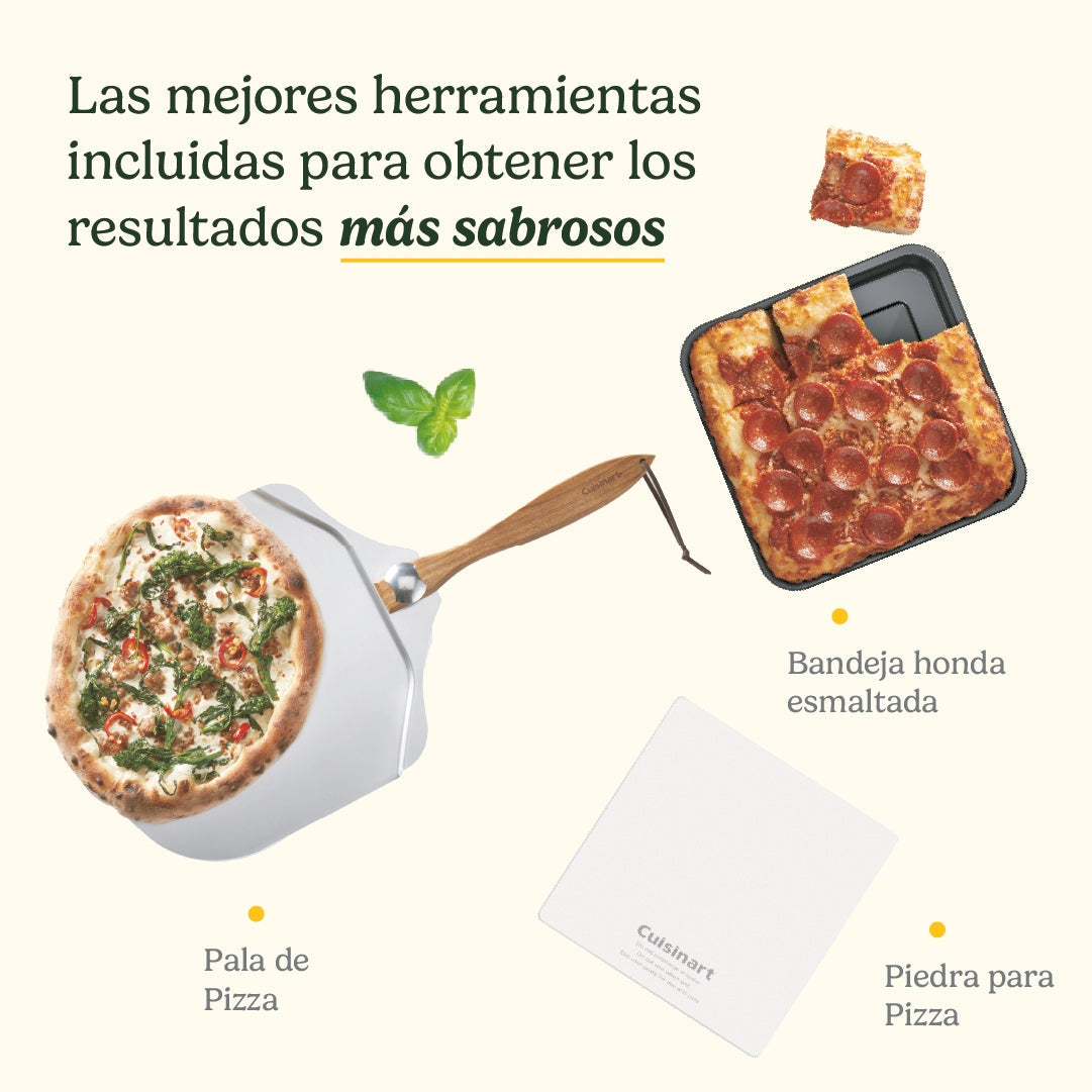 Horno De Pizza CPZ120CL Cuisinart11#Plateado