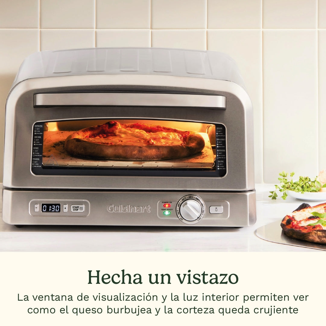 Horno De Pizza CPZ120CL Cuisinart9#Plateado