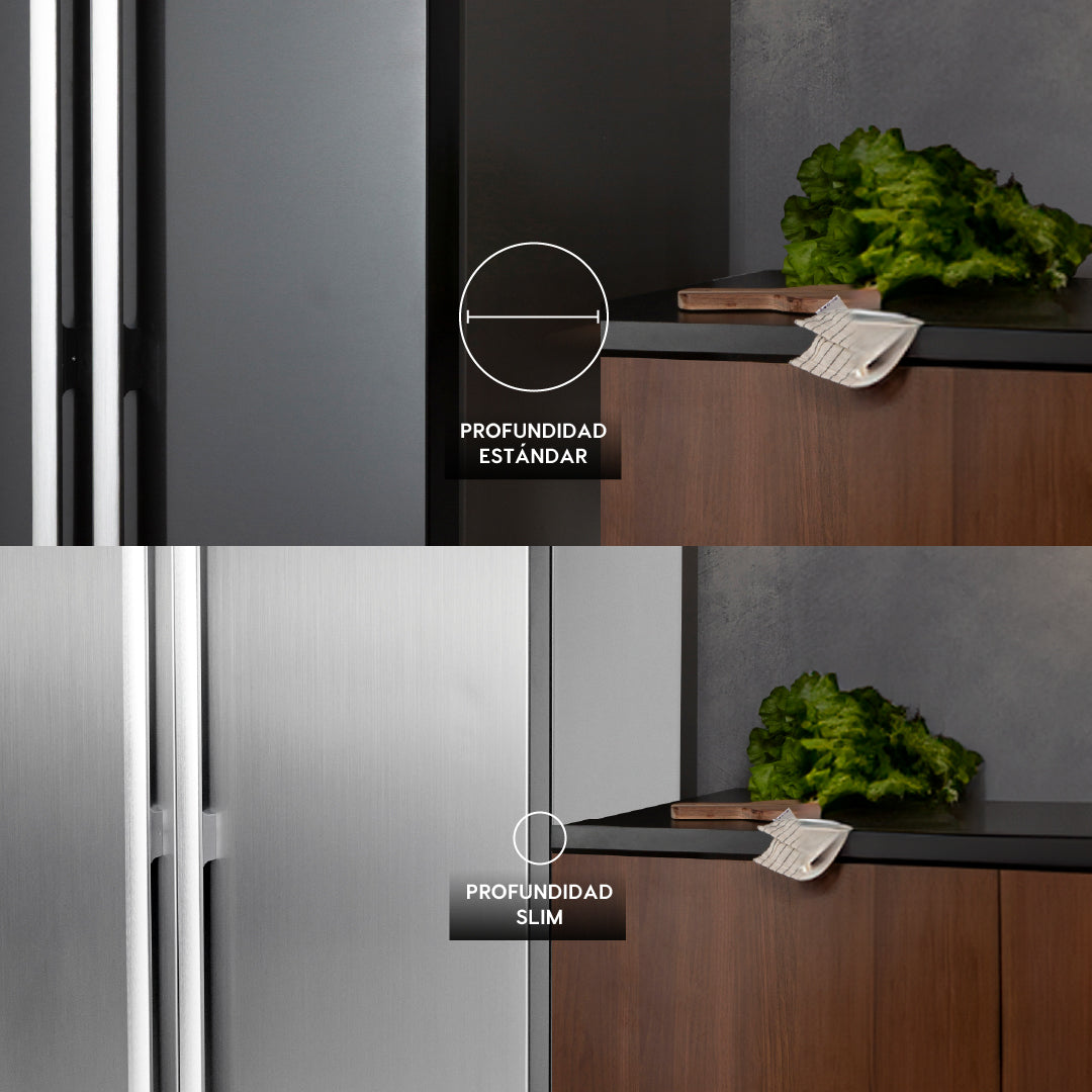 Refrigerador Side by Side Slim 442 Lts FDV-Kitchen Center