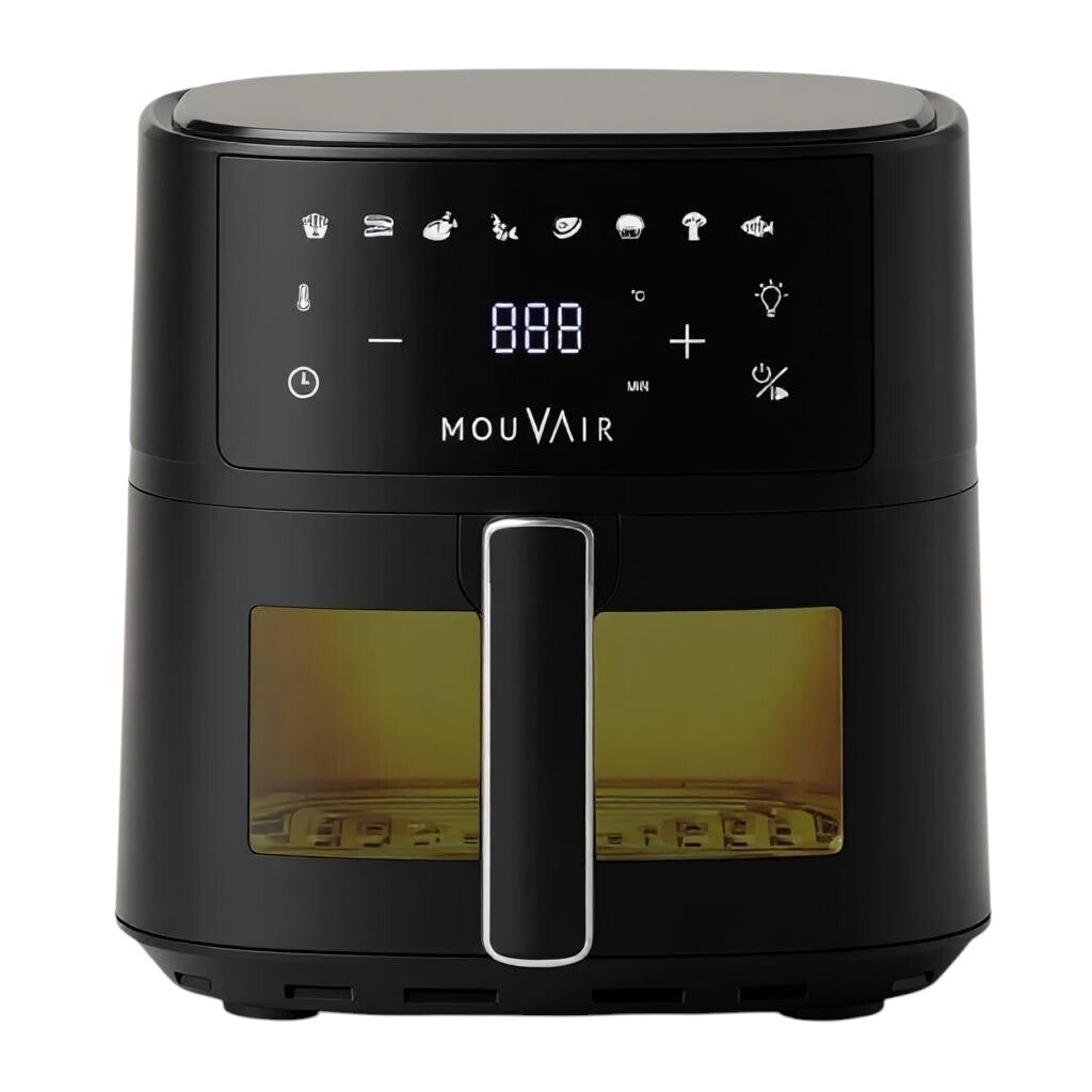 Freidora de Aire  Clear Fry 6 Lts Mouvair6#Negro