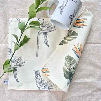 Set 4 Individuales Reversibles Nina Nicole Pauchard Diseños1#Blanco