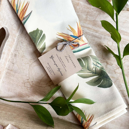 Set 4 Servilletas Nala Nicole Pauchard Diseños2#Crudo