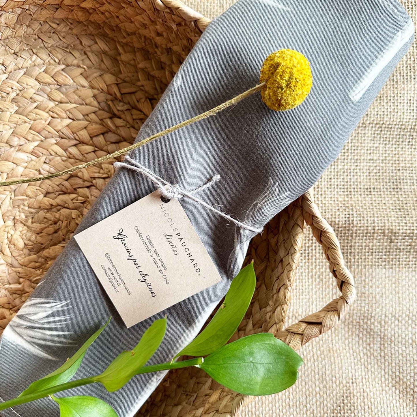 Set 4 Servilletas Niara Nicole Pauchard Diseños2#Gris