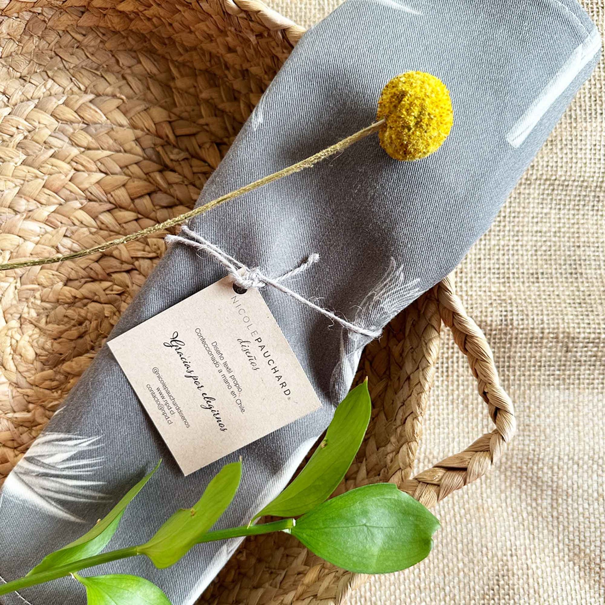 Set 4 Servilletas Niara Nicole Pauchard Diseños2#Gris