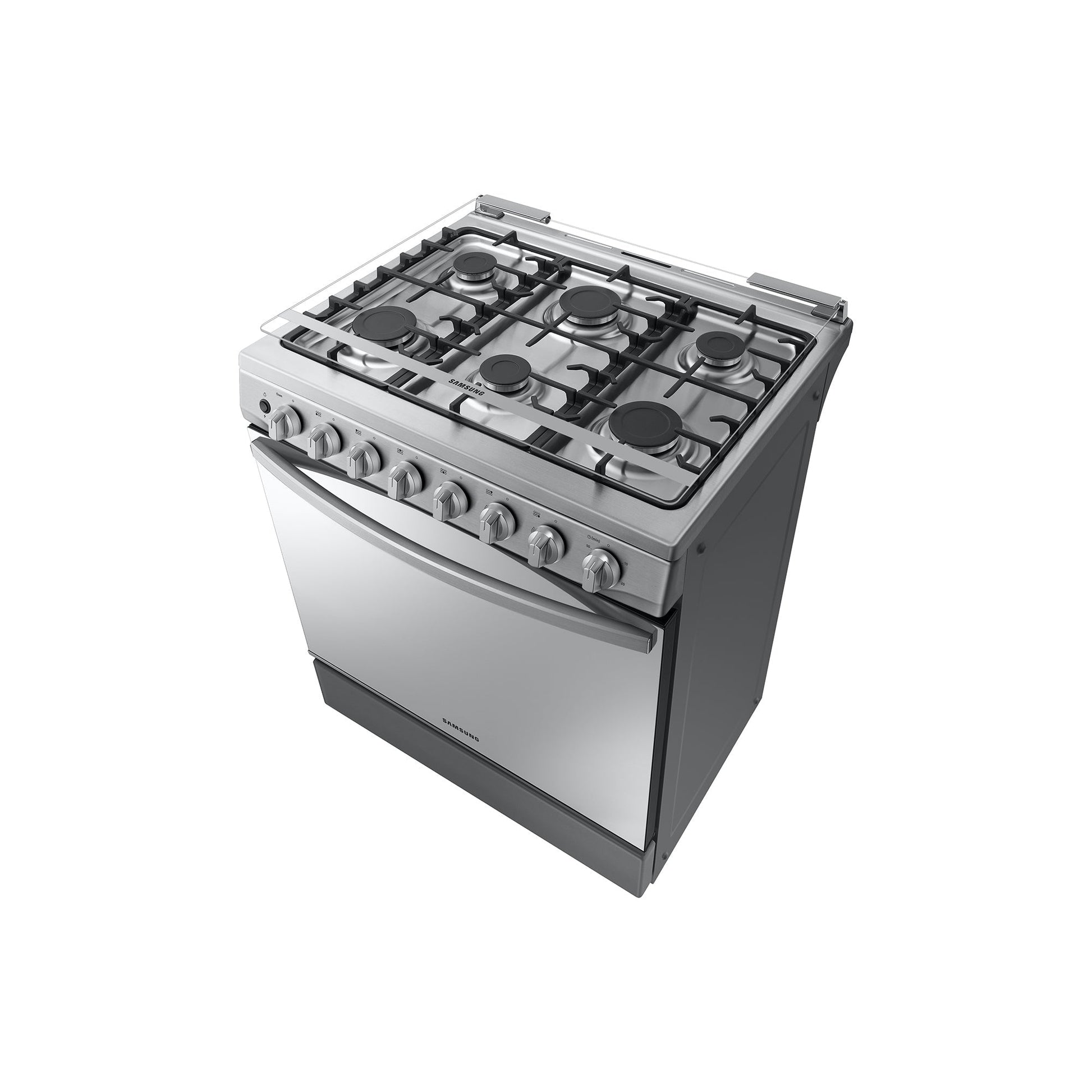 Cocina a Gas 6 Quemadores con Quemador de Triple Potencia4#Acero