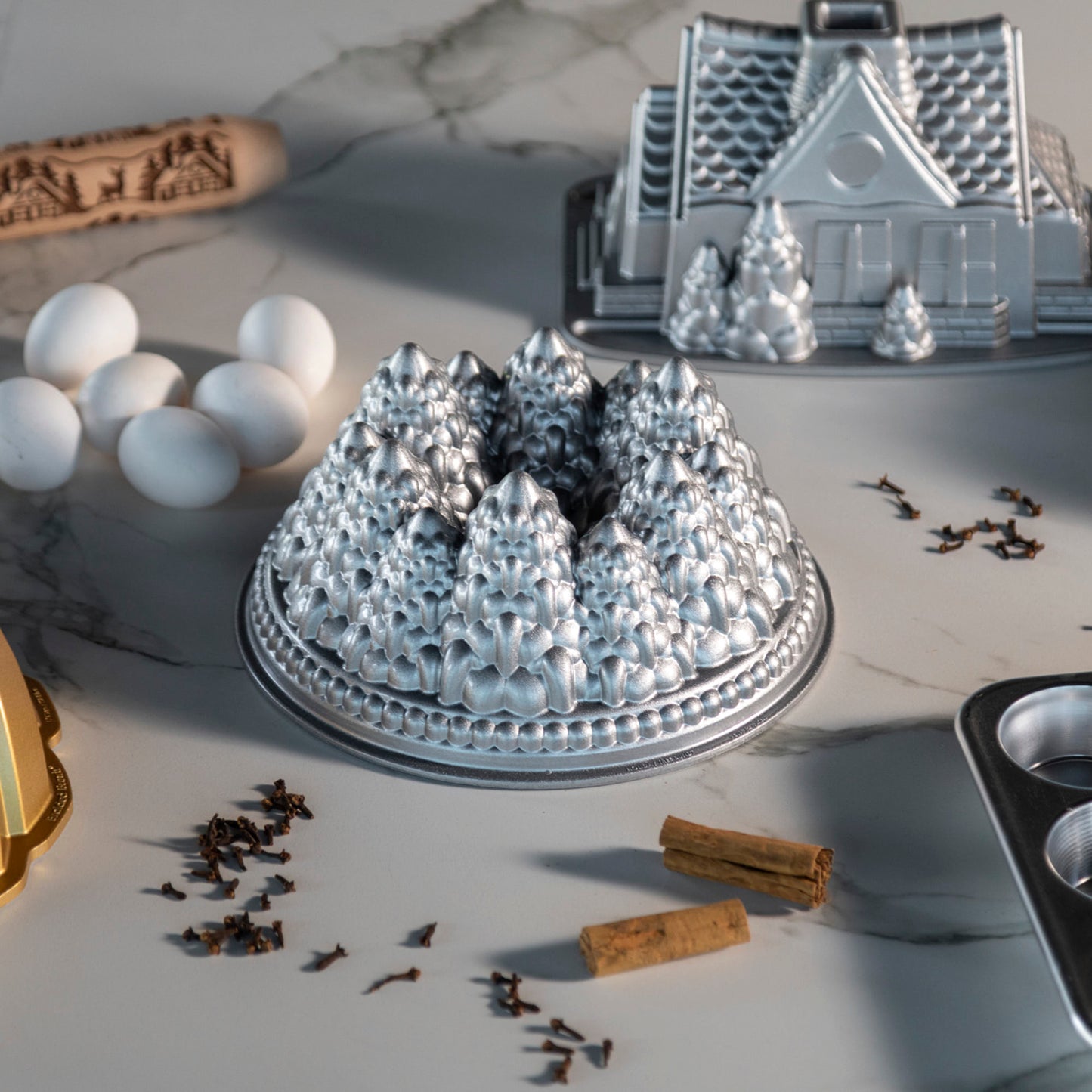 Molde Pine Forest Bundt Pan Nordic Ware