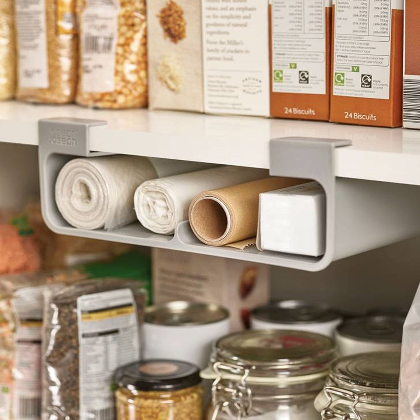 Organizador Colgante Film, Foil Y Bolsas1#Gris