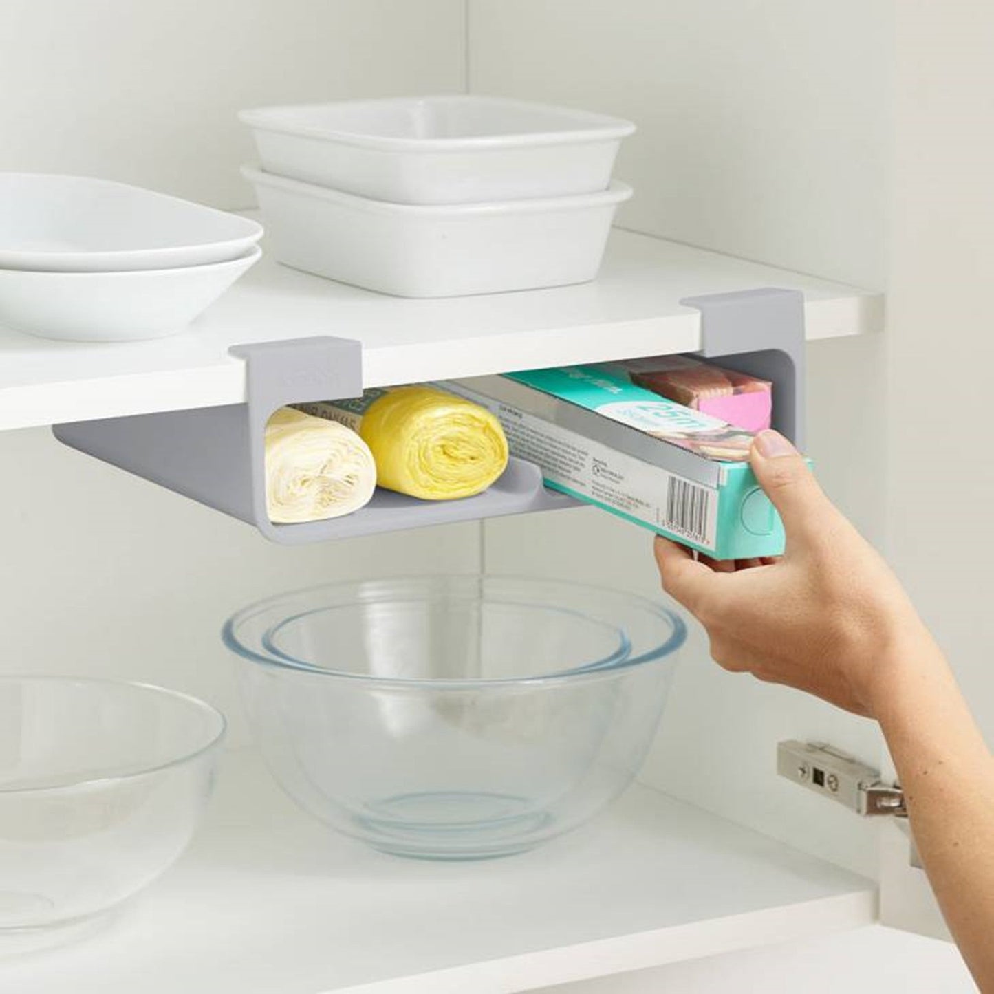 Organizador Colgante Film, Foil Y Bolsas2#Gris